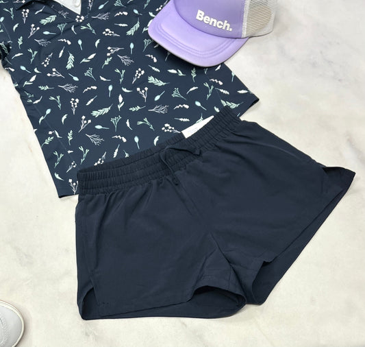 🌴 Short marine : tissu de sport léger avec sous culotte extensible intégré. Fait 6X fille neuve .