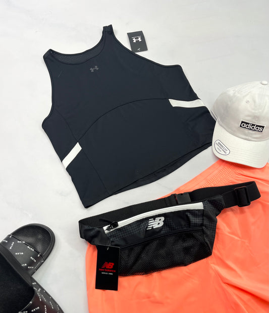 😍 Camisole : H.Armour en tissu de sport stretch look écourté XL fit stretch ( L-XL)