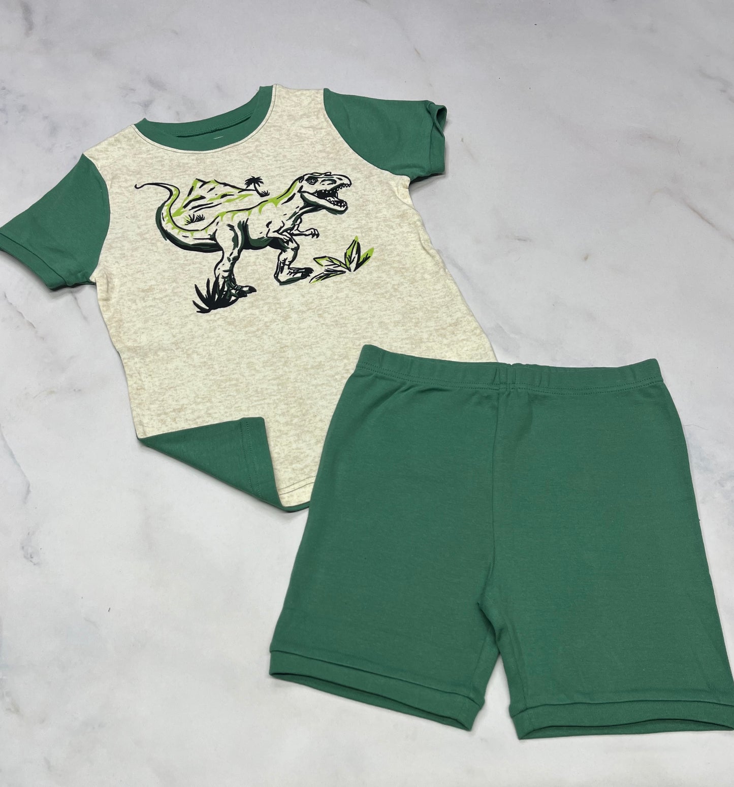 🌙Pyjama : Dino 8 ans garçon en beau coton stretch neuf !