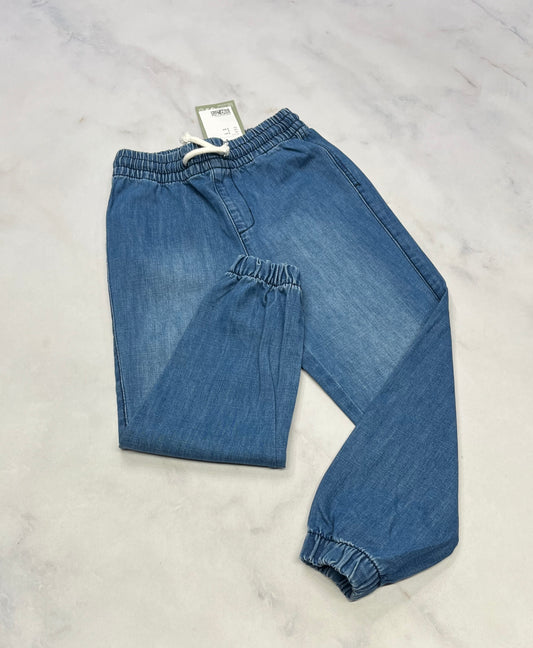 Jeans : Taille et bas élastique