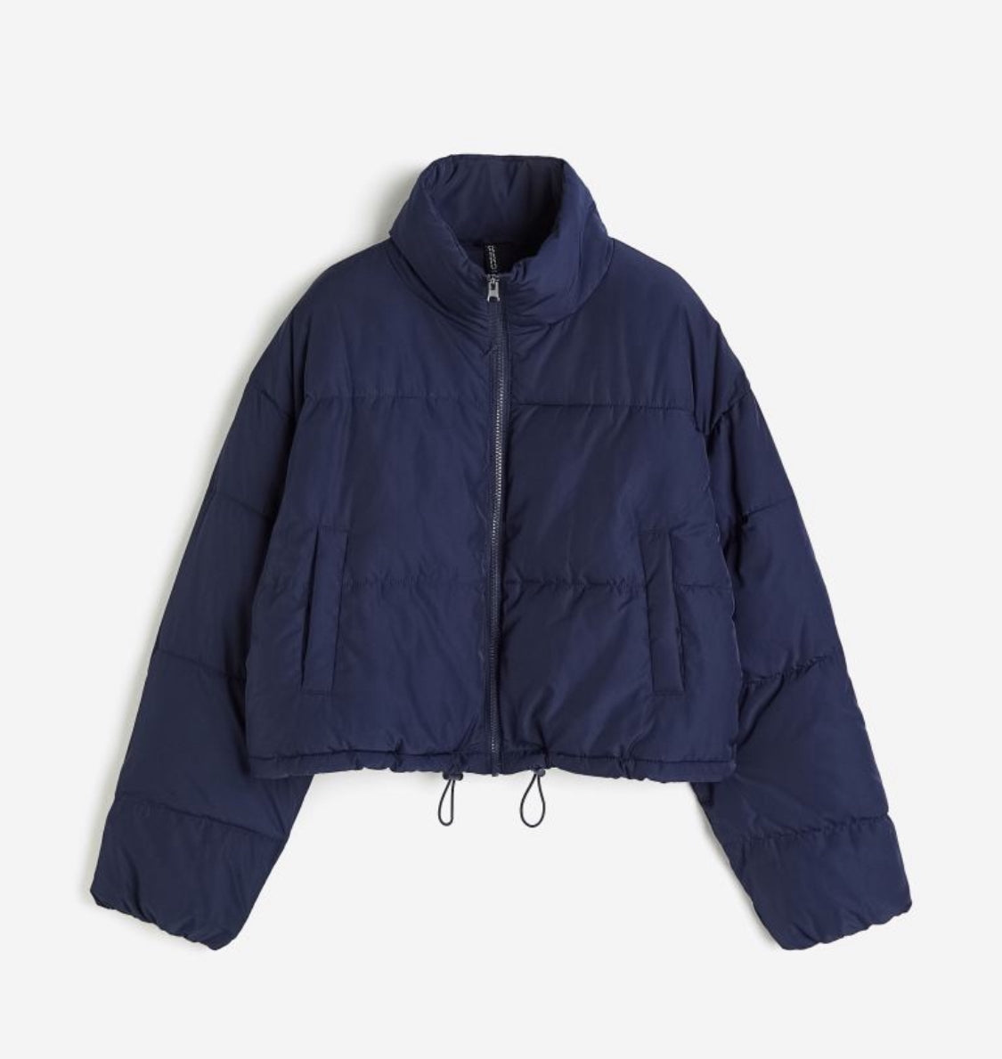 Duo : Manteau d’hiver marine H&M mi hanche XL/ femme coupe confo + Foulard Tag doux stretch neuf !