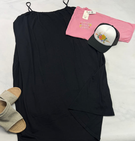 🌴 Robe soleil : En coton souple ( longueur 3/4) fait : 2XL femme coupe relax neuve ! . ( bretelles ajustable ) .