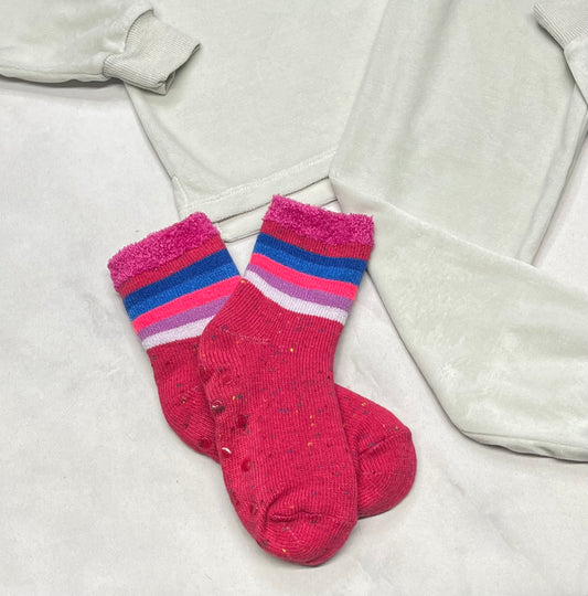 😻 Bas : neuf hyper doux , chaud , épais et antidérapant ! Fait 5-6 ans fille .