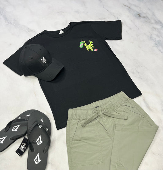 🌿 SOLDE , t-Shirt : Zoo York neuf mais ombrage flou d’impression . 7-8 ans garçon .