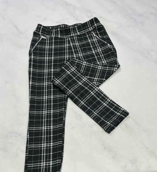 Skinny jegging : stretch / zip aux poches . Mou stretch neuf ! 7-8 et 10-12 ans