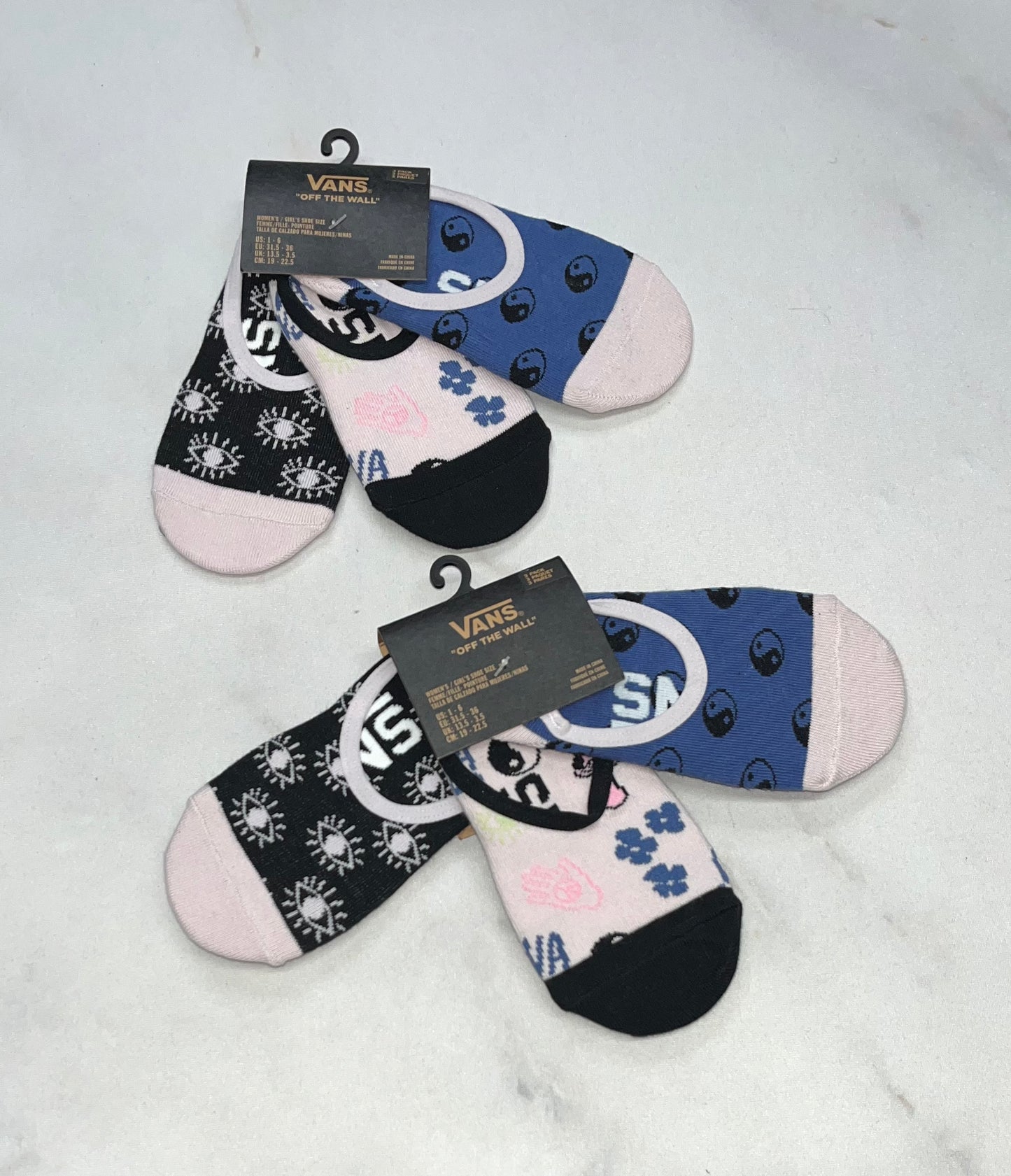 💕2 lots : de 3x Bas VANS neuf ! Fait pour  fille 7-8 ans .