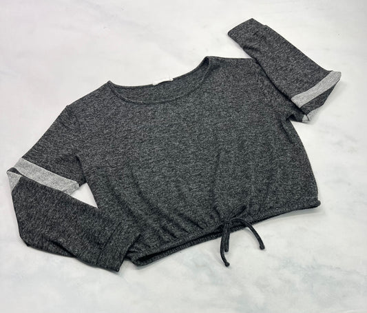 Manche longue : tout doux gris / stretch XL/ femme super état .