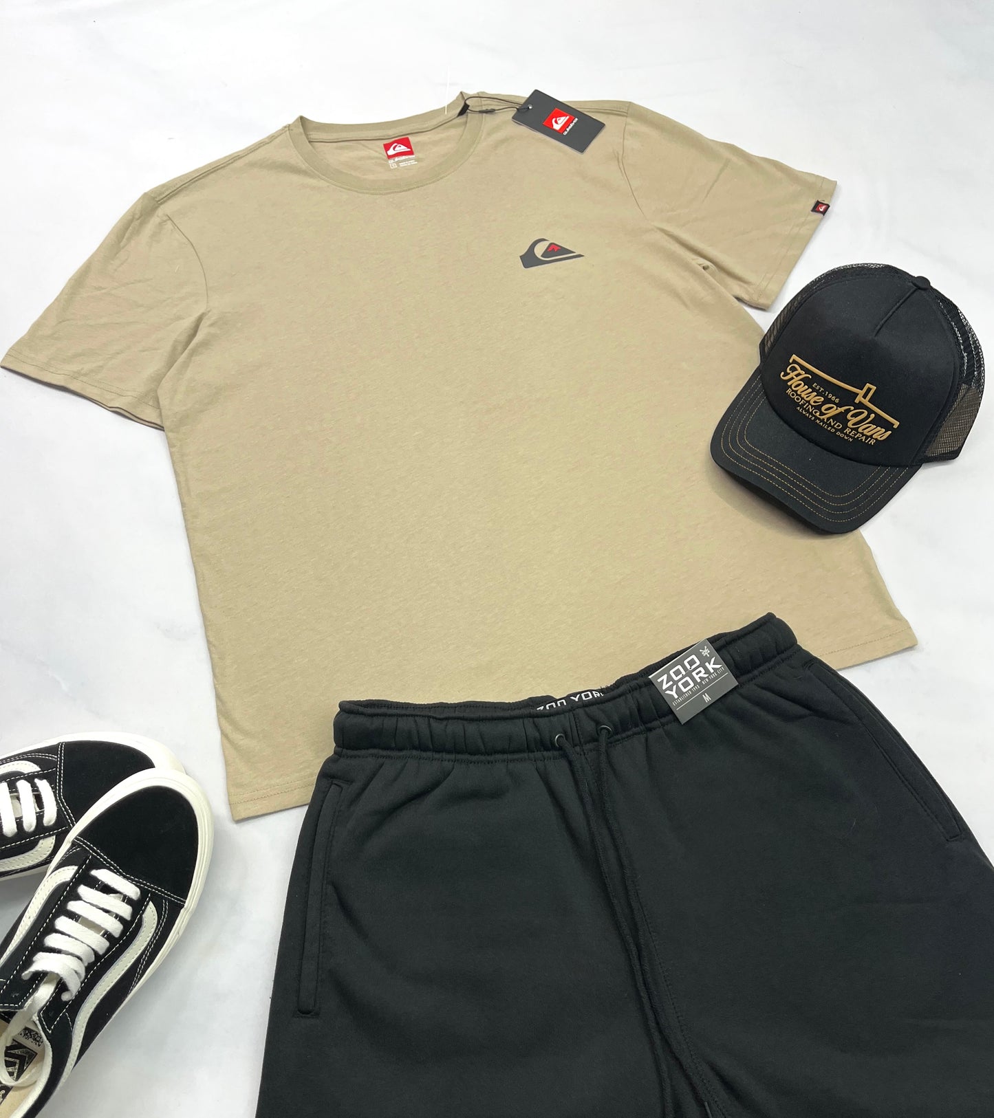 ☀️ Quiksilver : T-Shirt avec beau logo au dos neuf ! L ( M-L ) homme neuf !