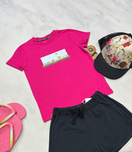 😍 Manche courte : LP en beau coton stretch + 5 ans fille neuf !