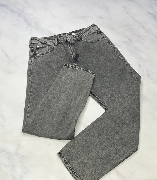 Jeans : Gris relax fit stretch neuf!