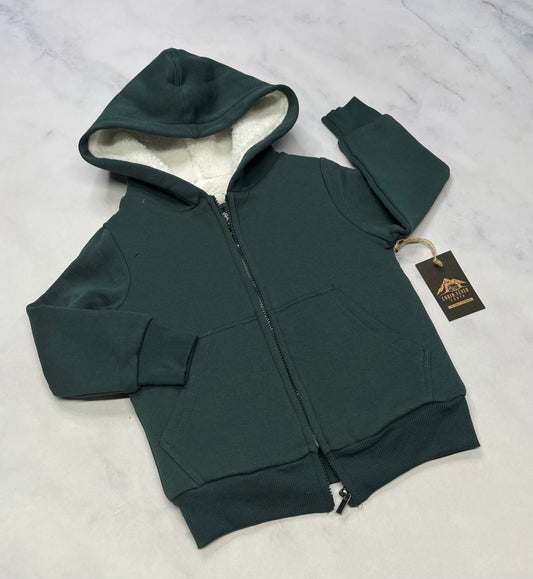 Veste : Doubler en molleton 5-6 ans neuve .