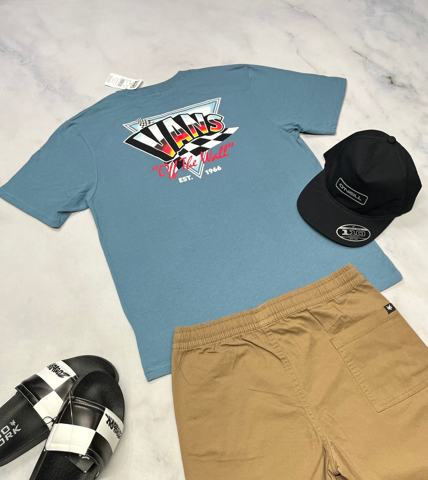 ☀️ VANS : manche courte 14-16 ans garçon neuf ! Beau logo au dos .
