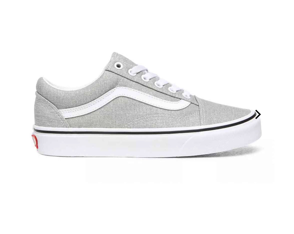 VANS : Gris argenté 6.5 femme (22 cm) . Neuf !
