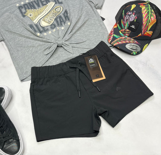 😍 Short : Black Mountain en tissu de sport 10 ans fille neuve .