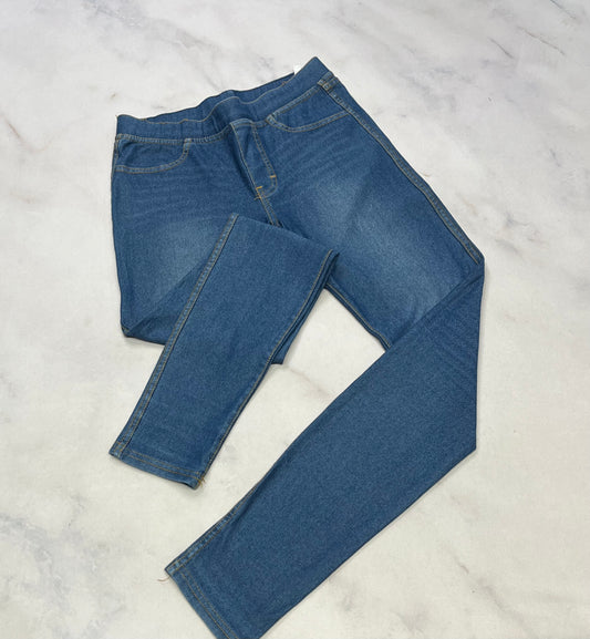 Skinny : jegging jeans ultra mou 11-12 ( + 12 ans )