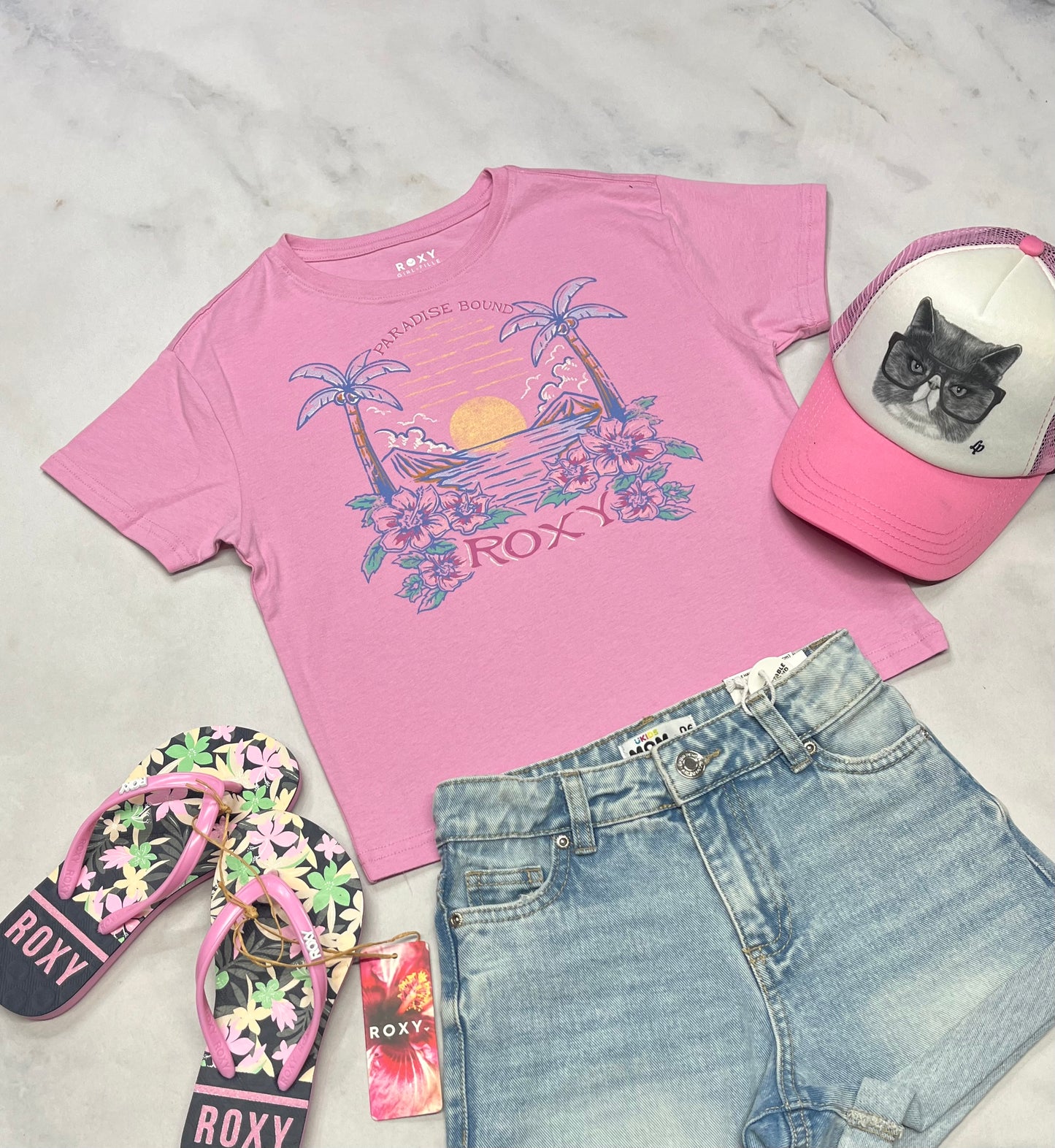 🌸 Roxy : manche courte 6 ans coupe confo fille neuf !