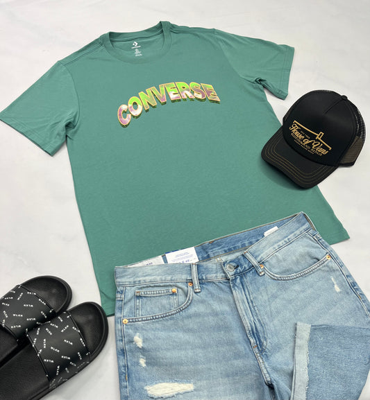 🌴 T-Shirt : Converse L( fait M/ homme confo ) neuf ! Qualité ++