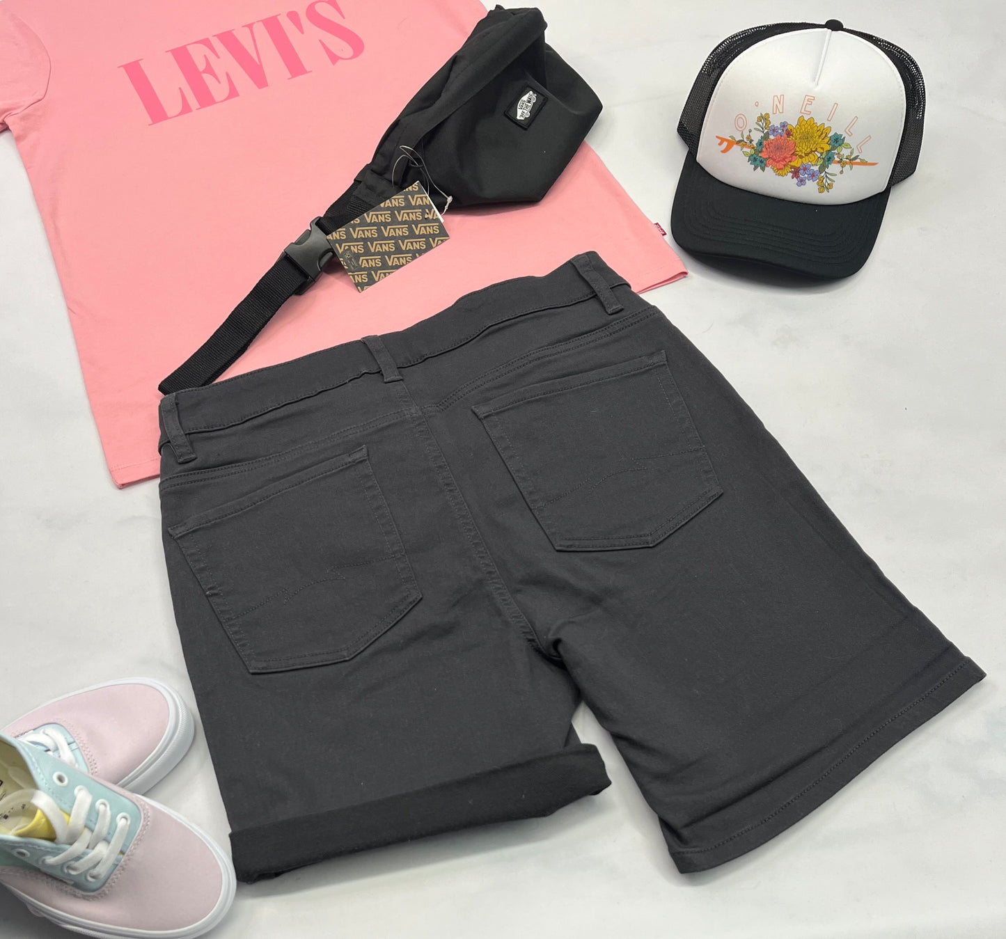 💕 Bermuda : Parasuco charcoal 10(9-10 ans ) femme neuf ! Souple stretch dans tout les sens neuf!