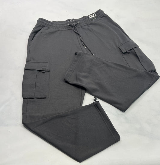 Jogger : cargo charcoal foncé Zoo York L/ homme ajustable au bas coupe relax  . Neuf !