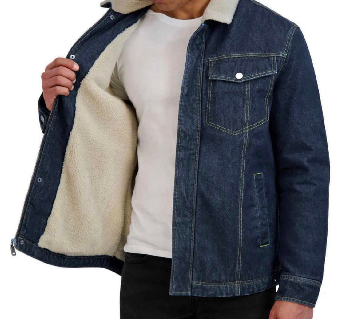 Manteau de jeans  : Small homme doubler en Sherpa neuf !