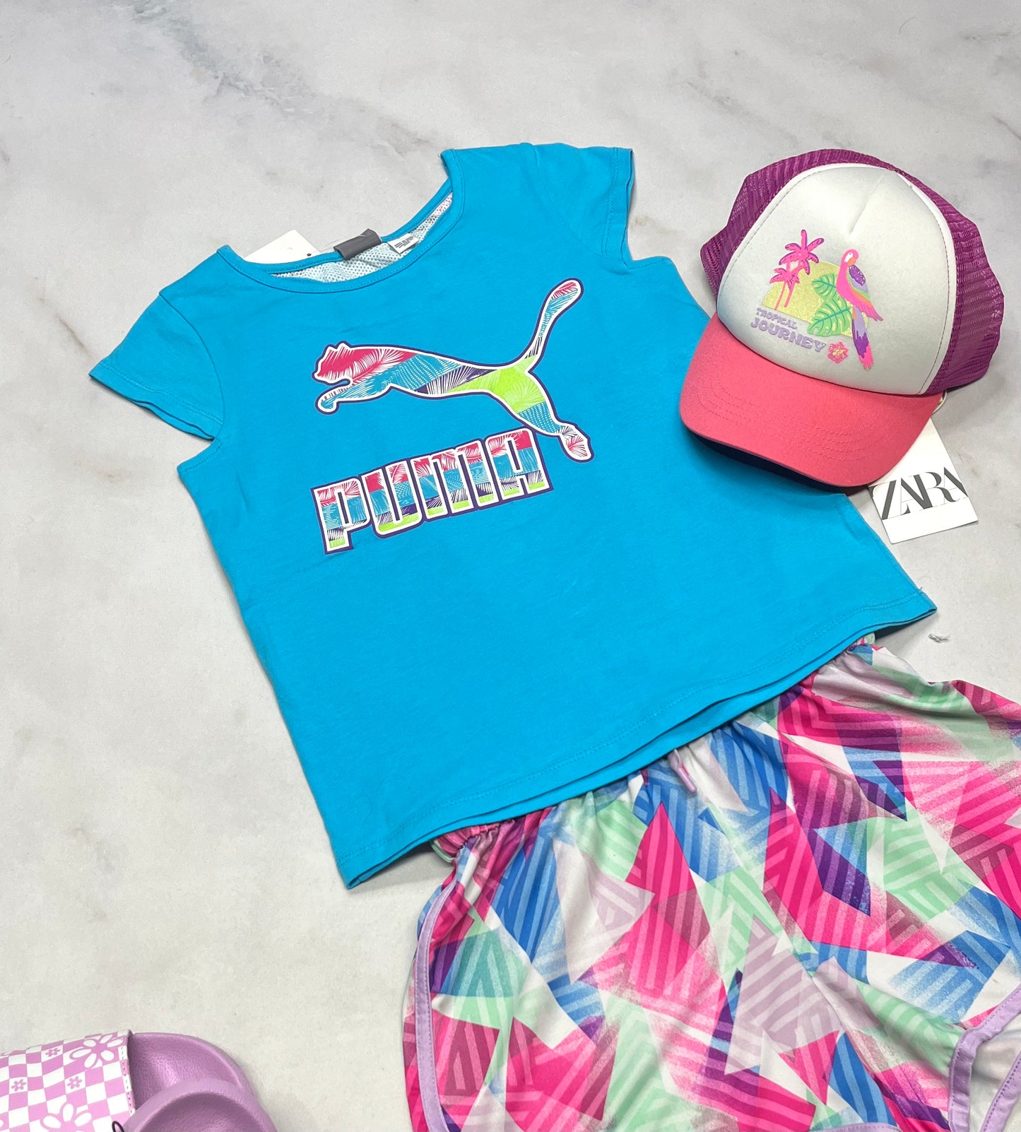 🌷 Manche courte : Puma 8 ans fille neuf !