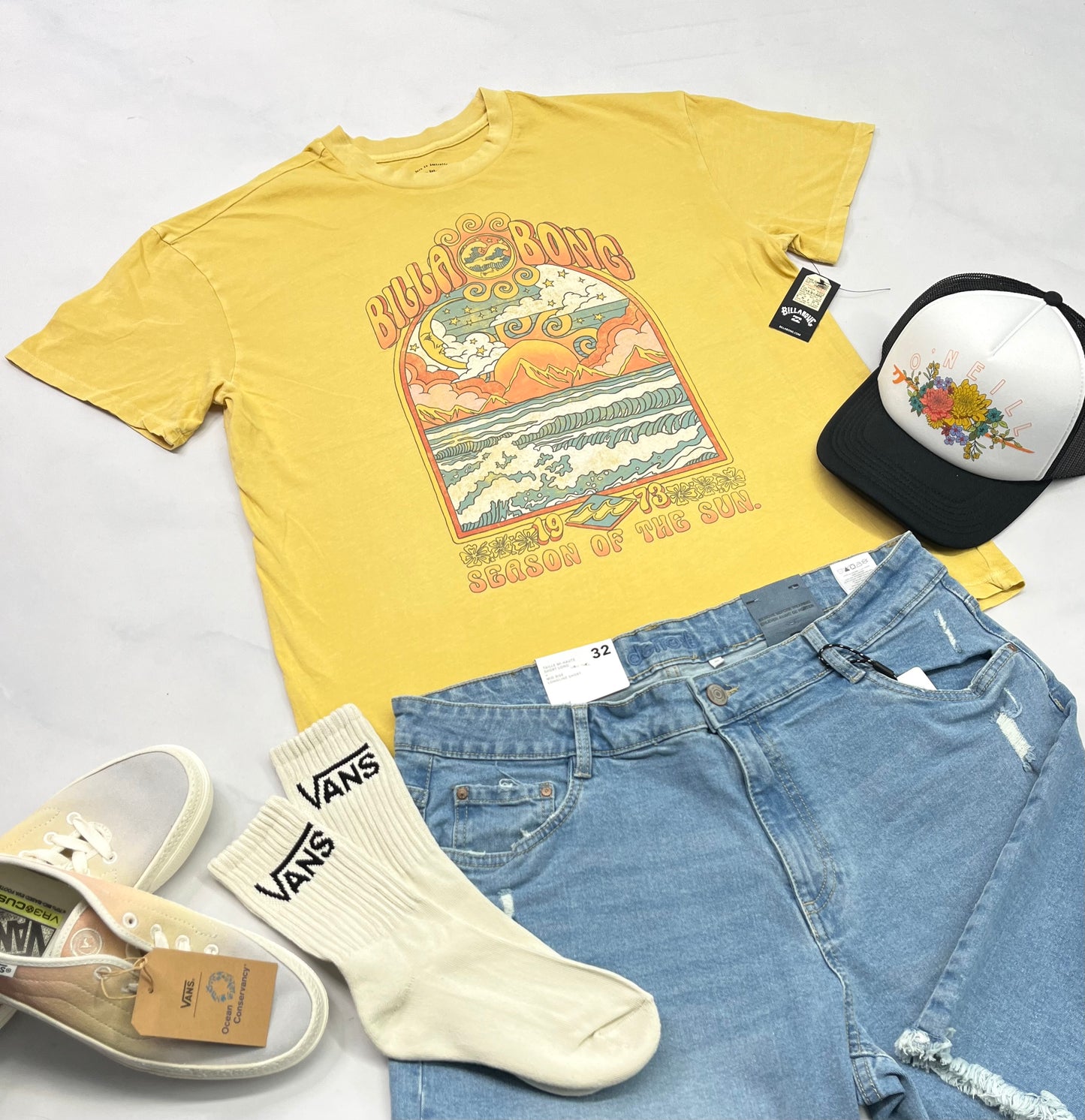 ☀️ Manche courte : Billabong L/ femme coupe confo neuf !