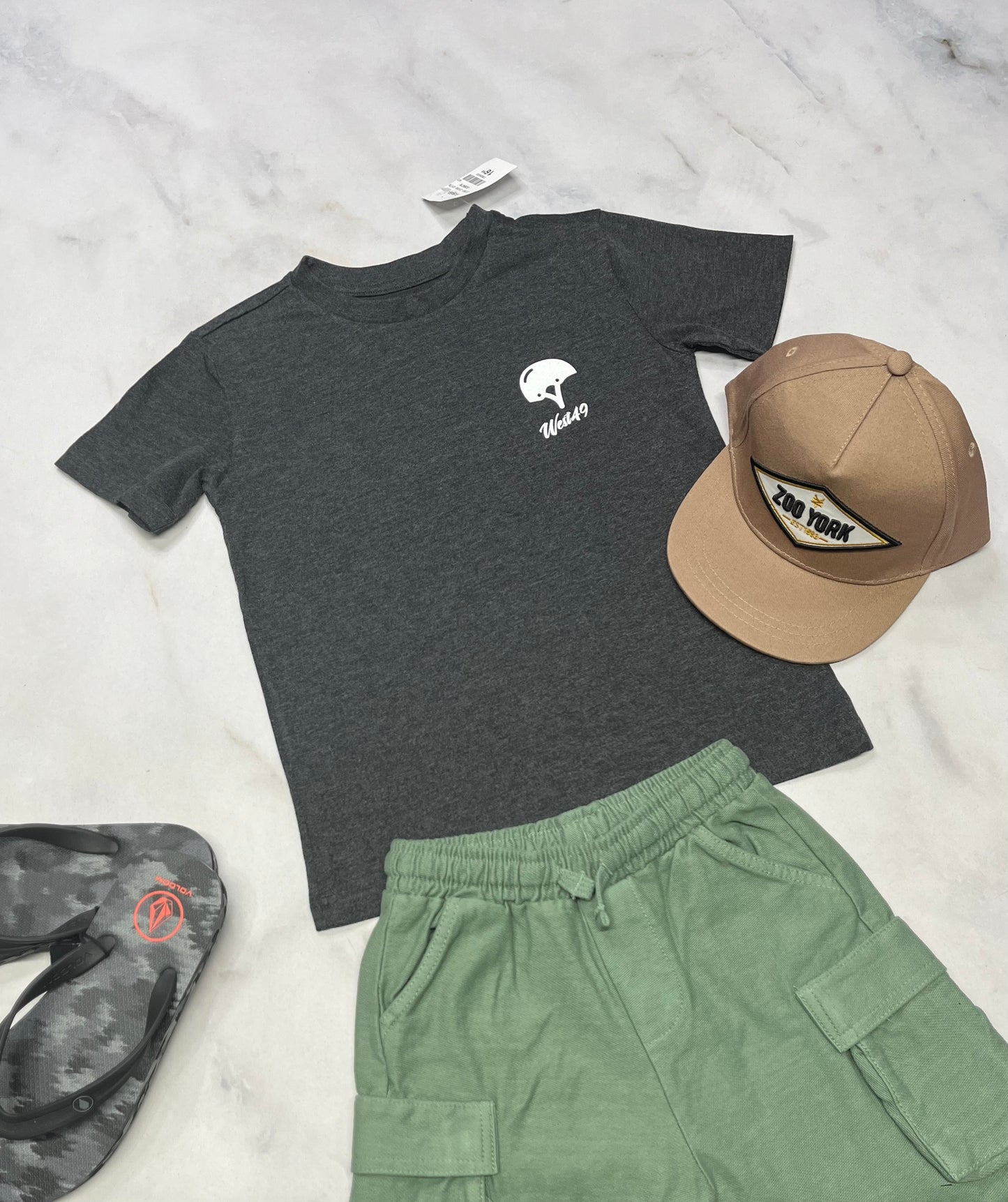 🌿 t-Shirt : West soft confo 5-6 ans garçon neuf ! Beau logo au dos !