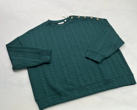 Reitman: Manche longue émeraude XL/ femme neuf!