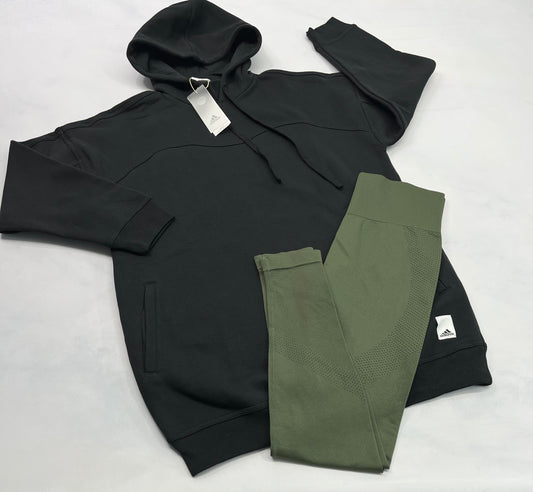 Duo neuf! Robe Adidas S/ femme confo neuve ! + skinny leg. kaki sport + Small femme neuf!