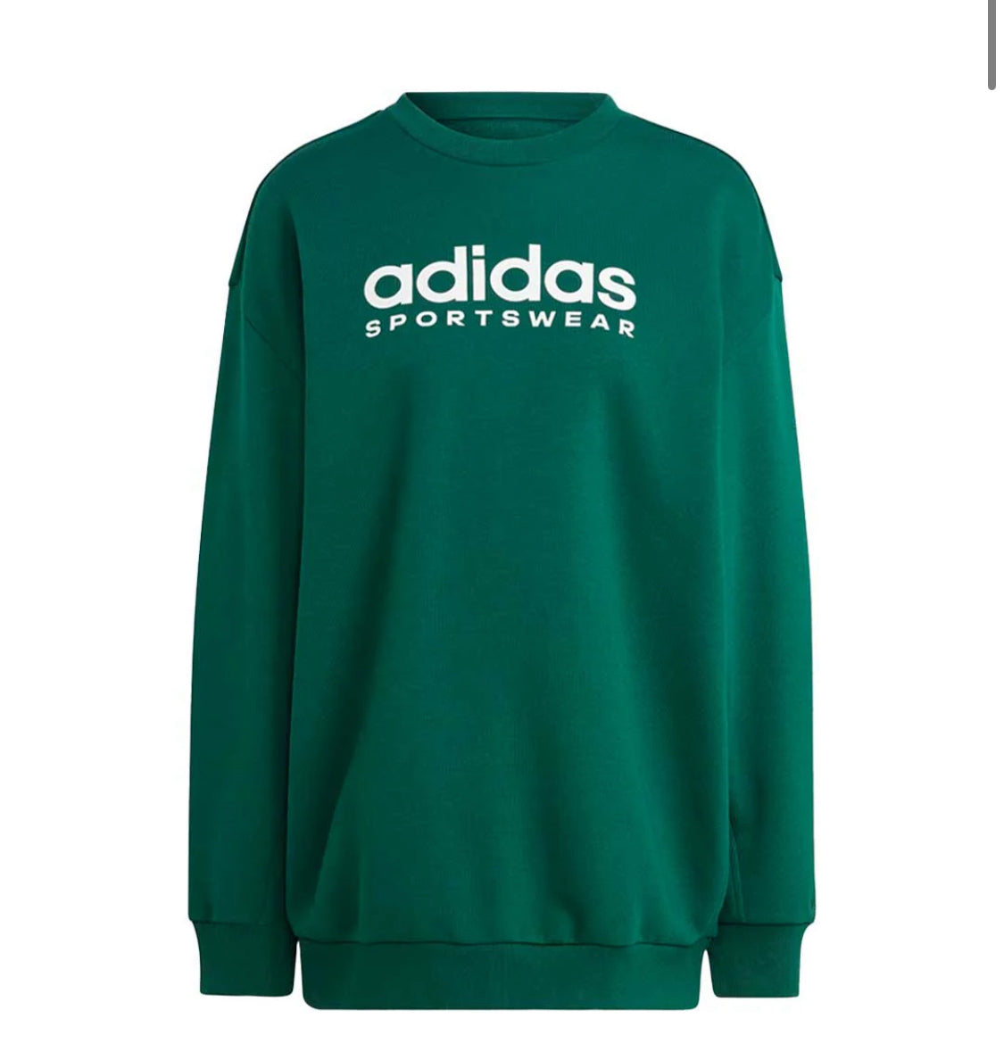 Adidas : Ouaté vert / femme incroyable . Coupe relax neuf! fait : L-XL-XXL et 2XL femme