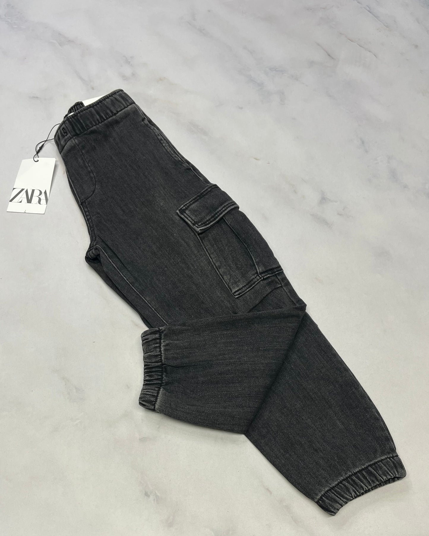 ZARA : jeans cargo + 5-6 ans