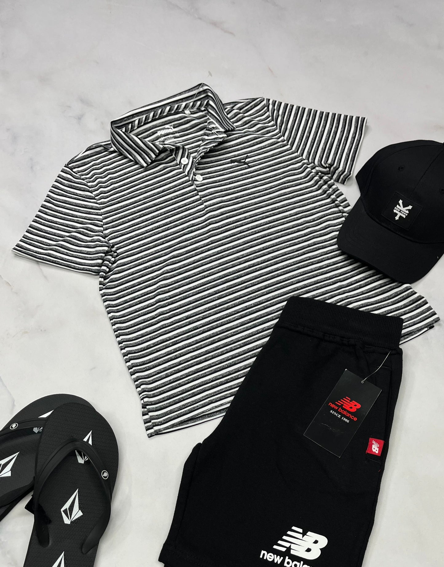 🌴 Polo Puma : en tissu de sport fait 7 ans garçon confo neuf !