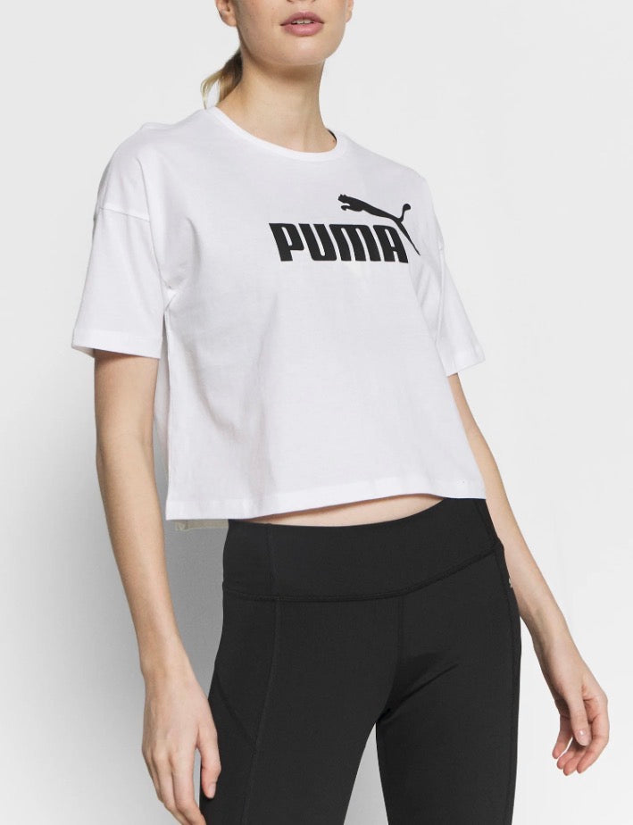 🩷 Manche courte : Blanc Puma XL femme relax fit neuf ! Look mi hanche .