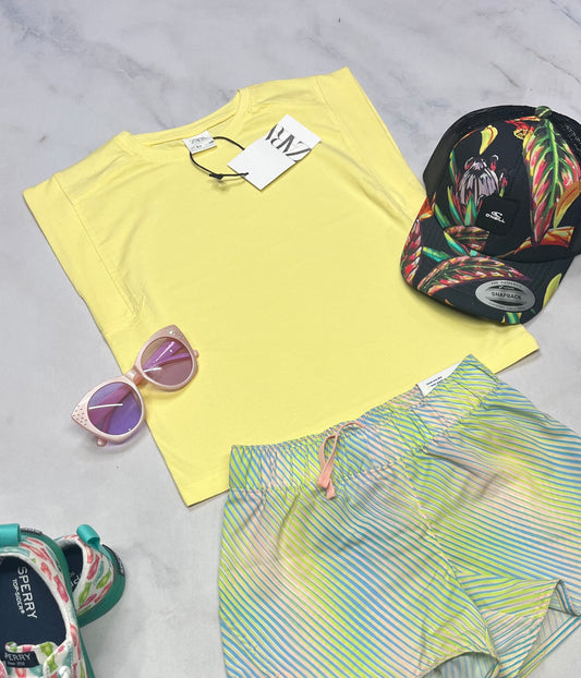☀️ Camisole : Zara coupe boxy tendance 6x fille neuve .