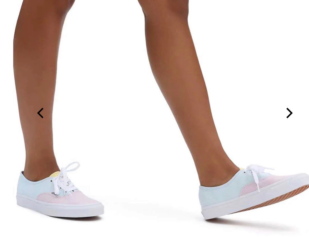 🌸 VANS : Souliers Gr : 5.5 femme (22 cm) . Look 3 tons tendance .