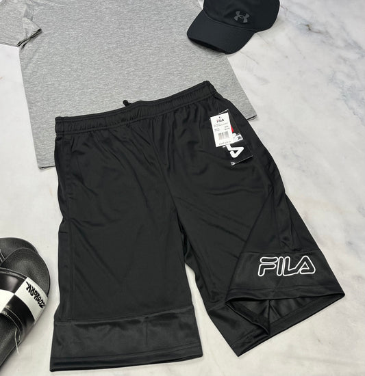 🌴 Bermuda Fila : noir en tissu de sport 18 ans garçon neuf !