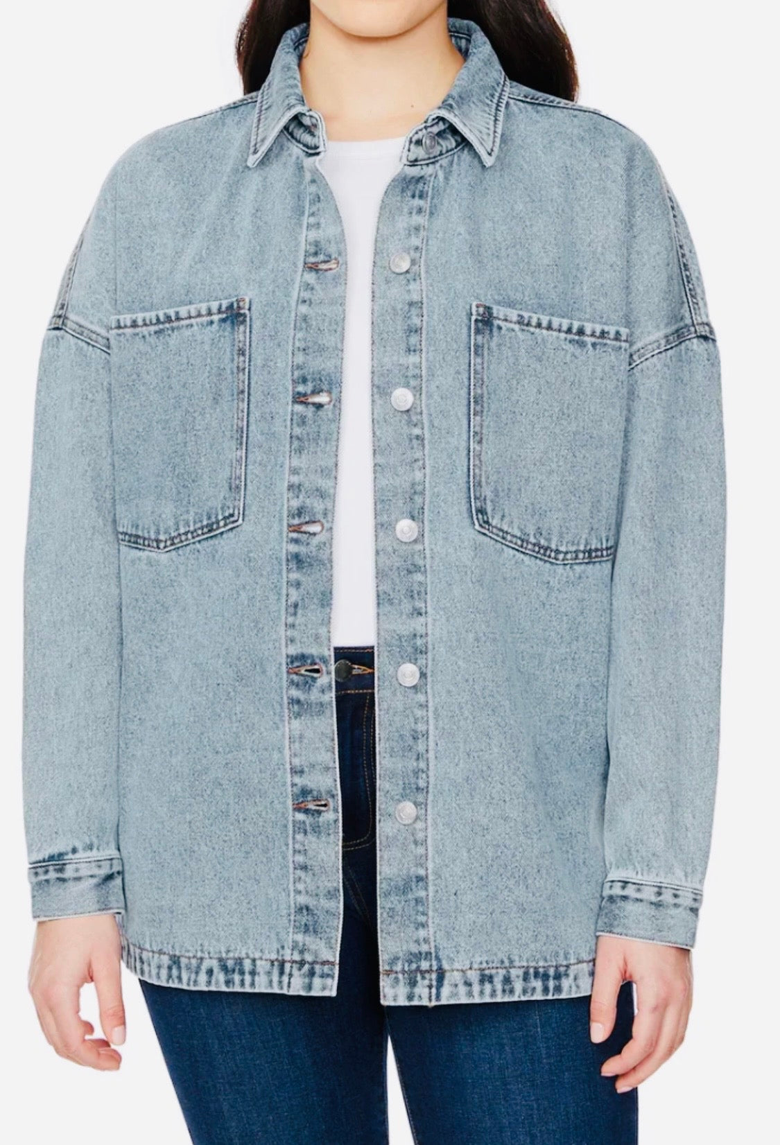🩵 Manteau de jeans : Hudson M/femme coupe relax neuf !( peu faire L/F aussi)