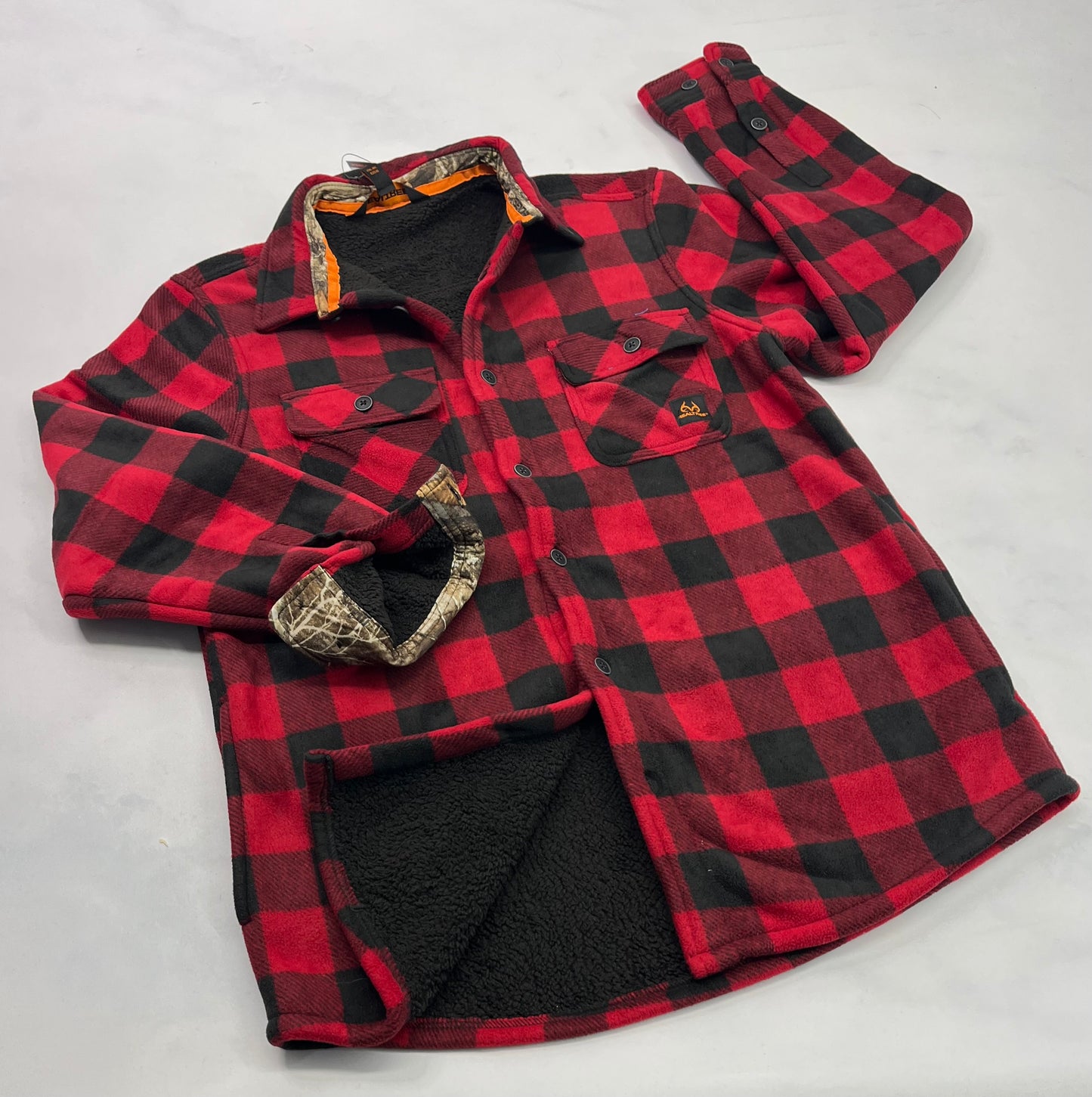 Surchemise / Veste manteau doubler en doux Sherpa : neuve !