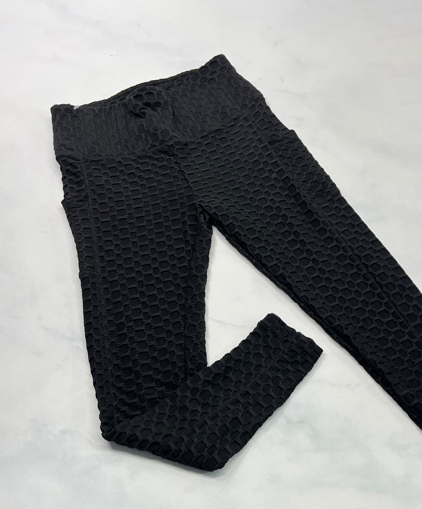 Skinny sport : Tissu texturé avantageux comme neuf ! + M/ femme .