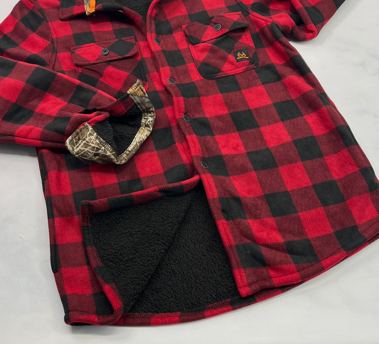 Surchemise / Veste manteau doubler en doux Sherpa : neuve !