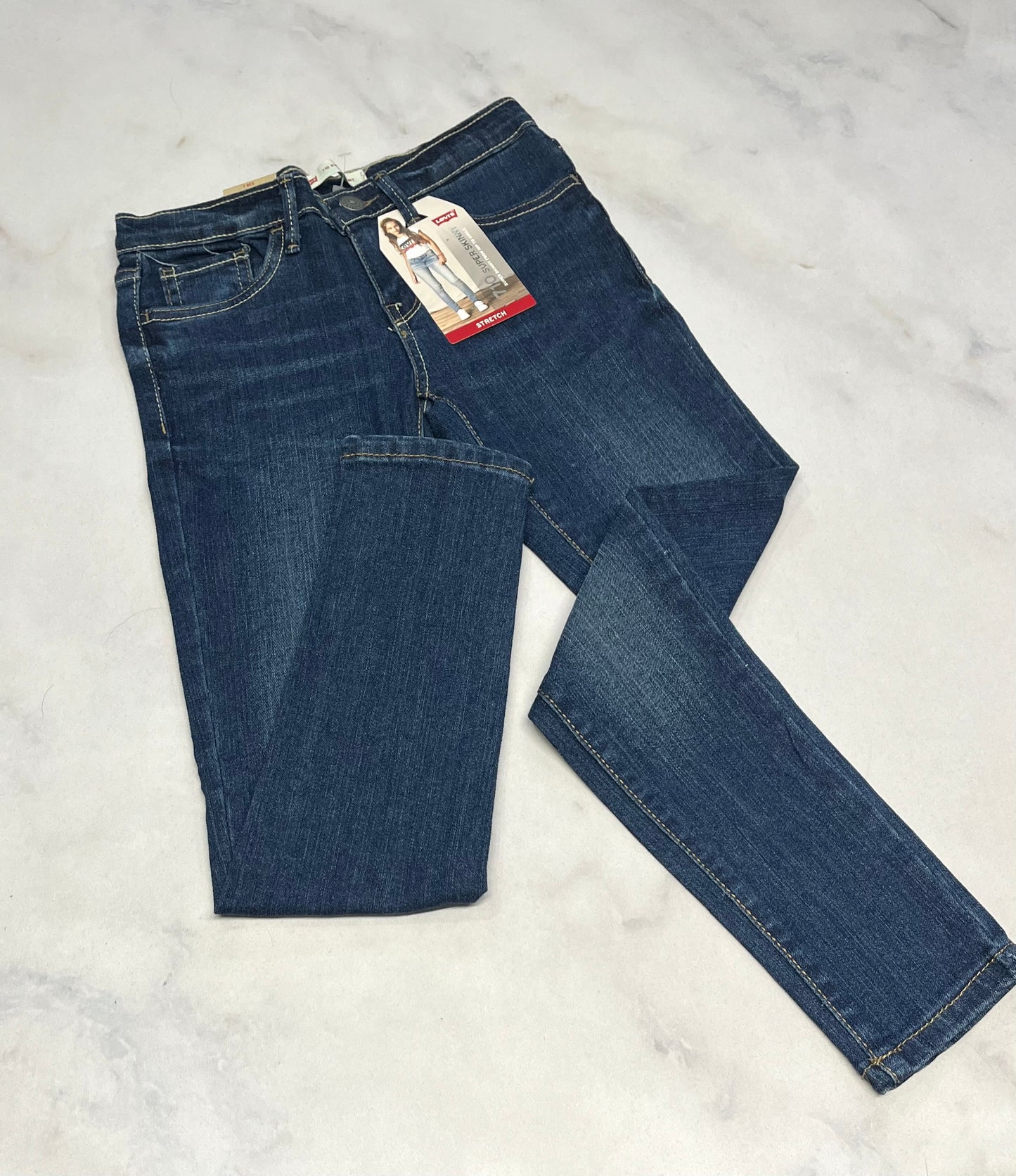 Levis : Skinny jeans stretch : ajustable 7 ans fille neuve !