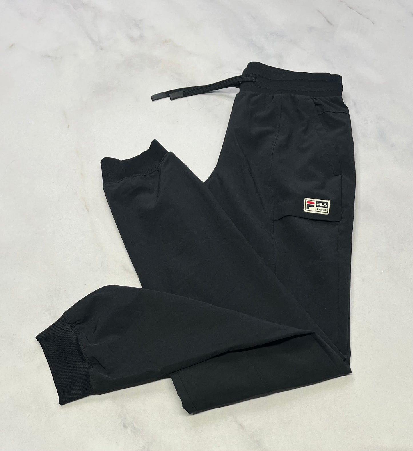 Fila : Jogger en tissu qui ne décolore pas style toile mât doubler en coton mou hyper confo. 10-12 ans fille neuf!