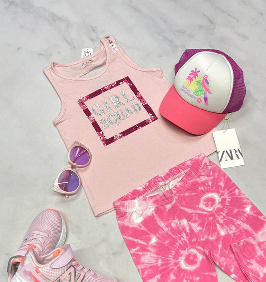 😍 Camisole : Squad brillant 5-6 ans fille neuve .