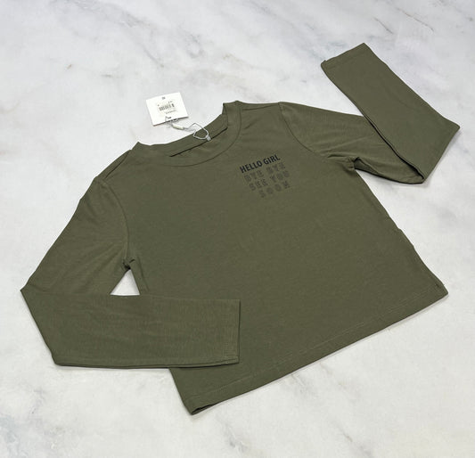 Manche longue : Tag kaki  mi-hanches neuf! ( fait 7 ans )