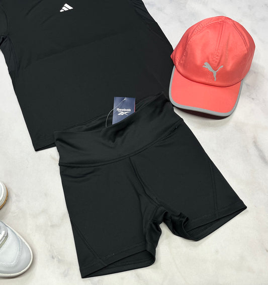 😍 Cuissard : Reebok  taille haute tissu sport stretch . + 9-10 ans fille neuf !
