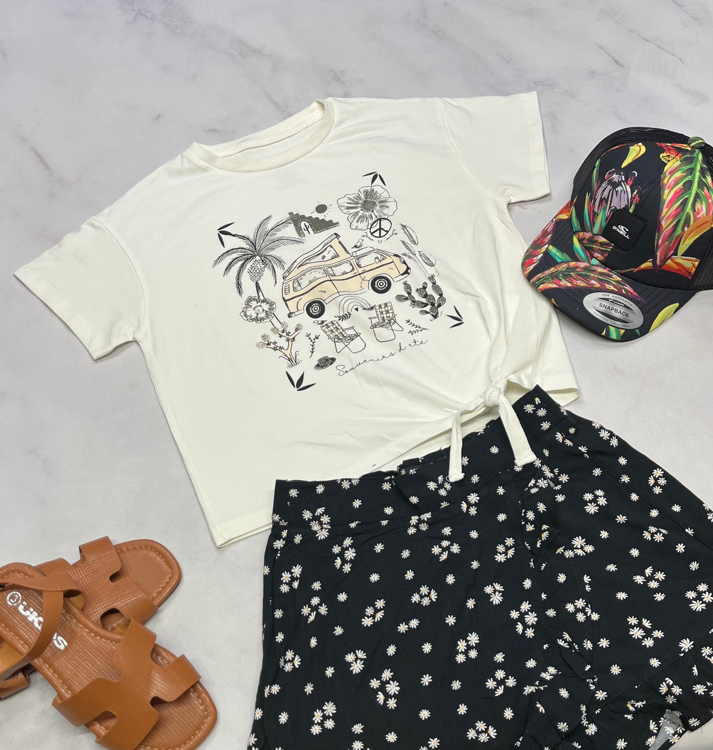 ☀️ Manche courte : Tag fait 8-9 ans fille confo neuf !