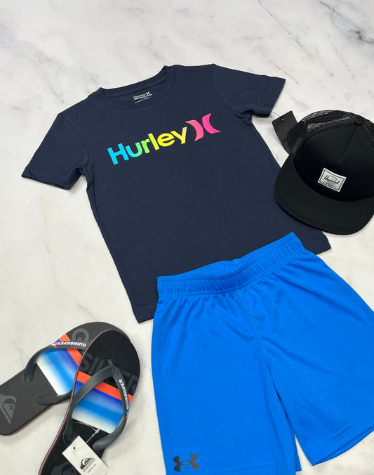 ☀️T- Shirt marine : Hurley fait 5 ans garçon neuf !