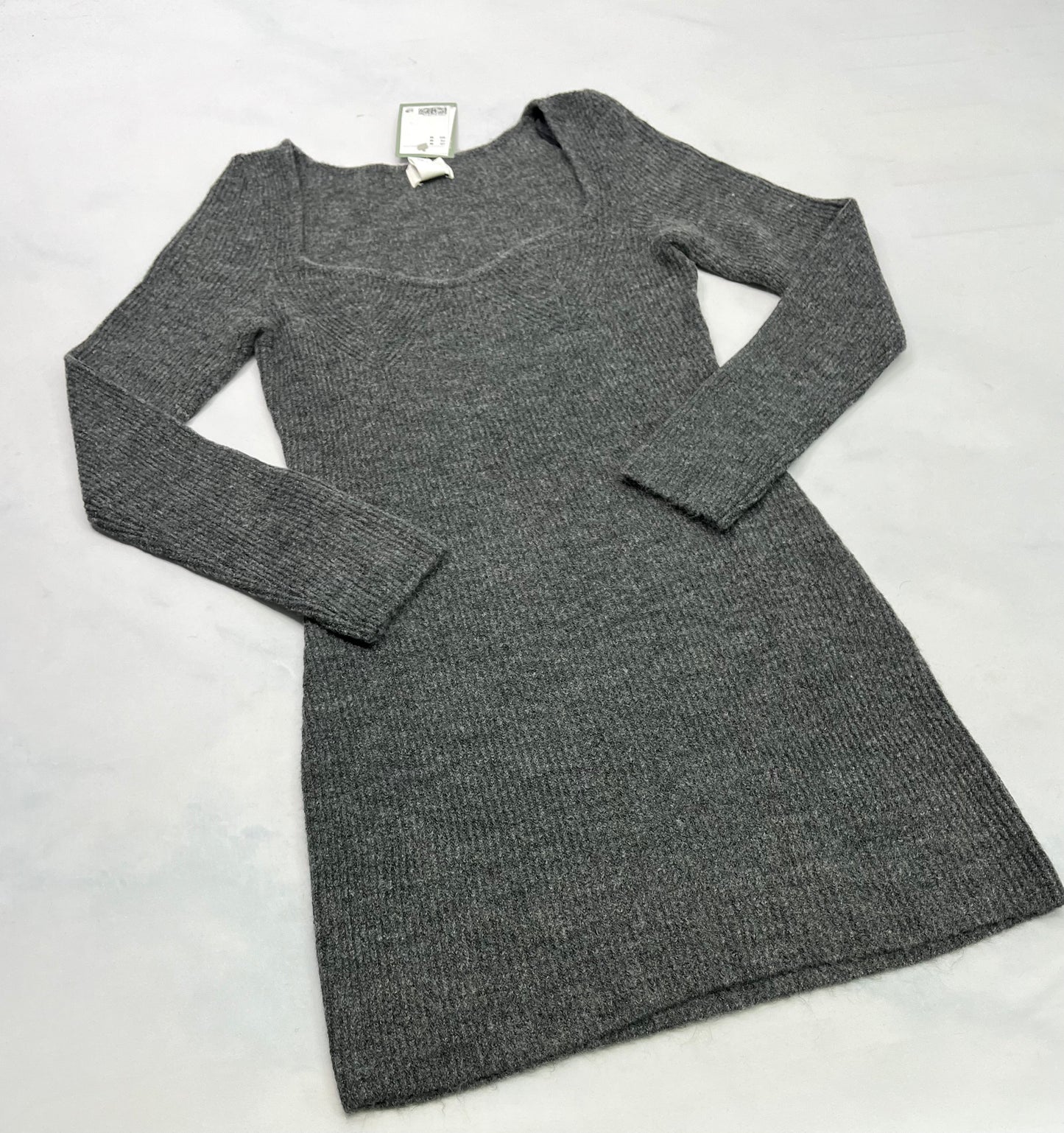 Robe en tricot : grise neuve . S/ fit M/fit et large stretch confo .