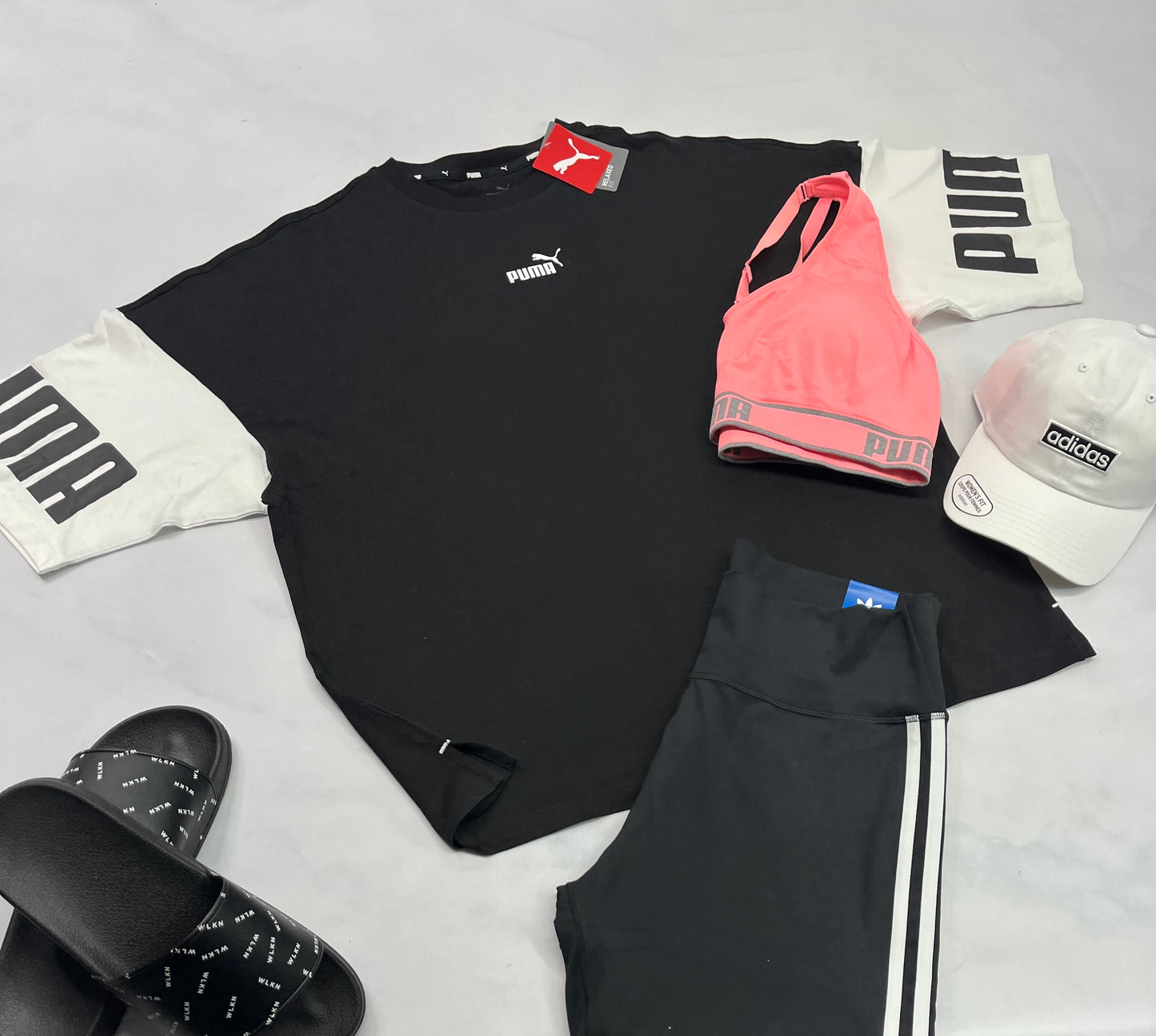 😍 T-Shirt/ tunique : PUMA XL/ femme relax fit look tendance . Neuf !
