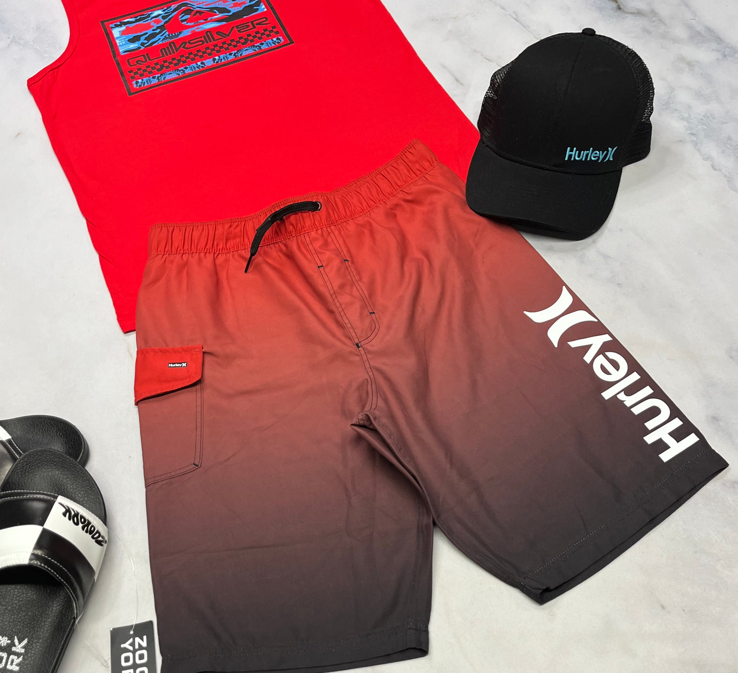 💦 Maillot Hurley : filet intérieur souple confo 14-16 ans garçon neuf !